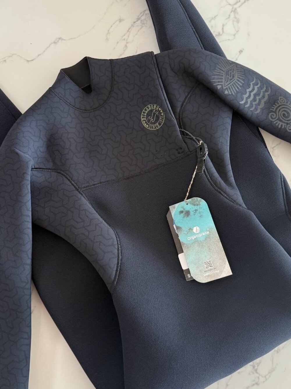 Billabong 4/3mm Salty Dayz Zipperless Full Long Sleeve Wetsuit - Black - Size 4